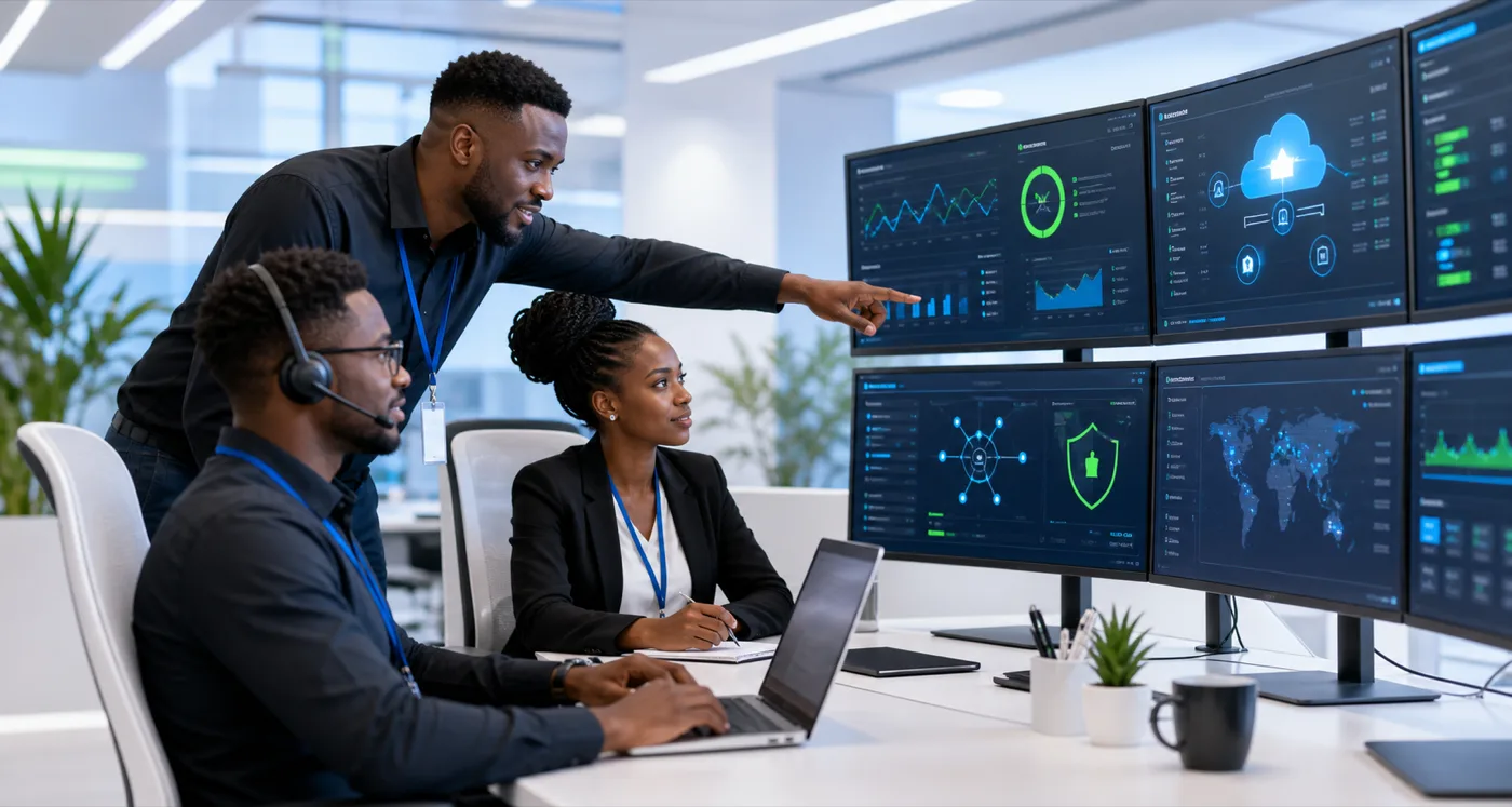 Managed IT Services team and operations dashboard